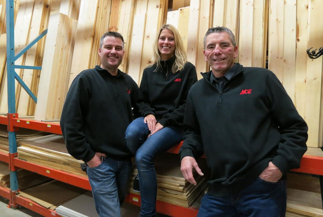 Nicole and Rob Yovino are store managers at Mission Ace Hardware & Lumber in Santa Rosa, CA