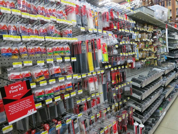 Electrical supplies at Mission Ace Hardware & Lumber in Santa Rosa, CA.