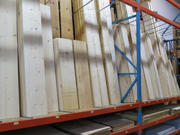 Pine boards and plywood panels available at Mission Ace Hardware & Lumber in Santa Rosa, CA.